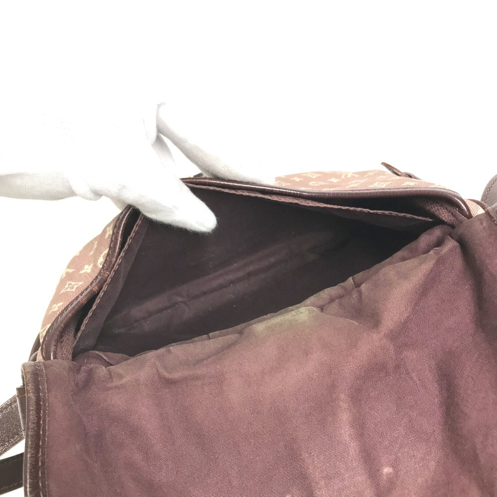 LOUIS VUITTON M40669 モノグラムイディール ソミュールPM ソミュ－ル PM フラップ カバン 斜め掛け ショルダーバッグ モノグラムイディール レディース セピア ワインレッド
