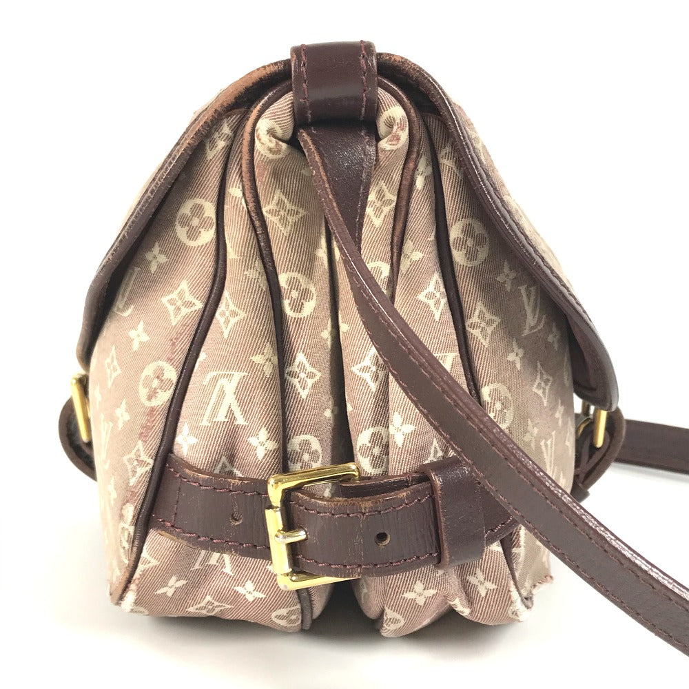 LOUIS VUITTON M40669 モノグラムイディール ソミュールPM ソミュ－ル PM フラップ カバン 斜め掛け ショルダーバッグ モノグラムイディール レディース セピア ワインレッド