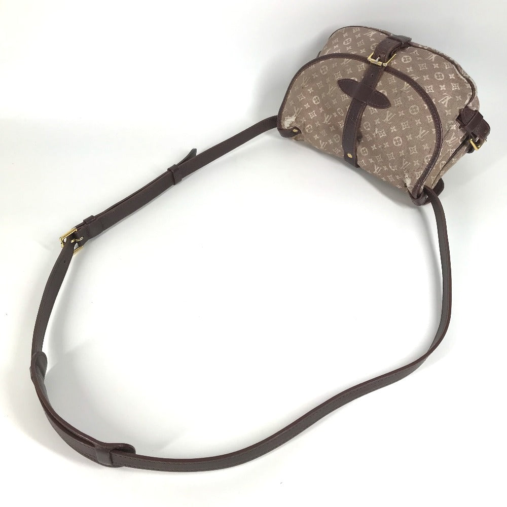 LOUIS VUITTON M40669 モノグラムイディール ソミュールPM ソミュ－ル PM フラップ カバン 斜め掛け ショルダーバッグ モノグラムイディール レディース セピア ワインレッド