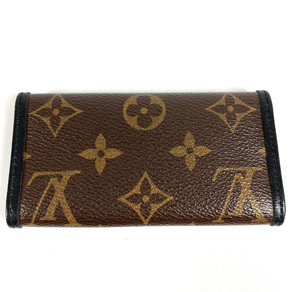 LOUIS VUITTON M60165 Monogram Macassar Multicle 6 6-Key Key Case, Monogram Macassar Canvas, Unisex, Brown