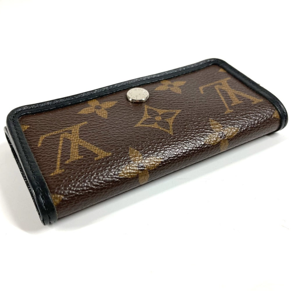 LOUIS VUITTON M60165 Monogram Macassar Multicle 6 6-Key Key Case, Monogram Macassar Canvas, Unisex, Brown