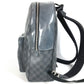 LOUIS VUITTON N41473 Damier Graphite Josh Backpack, Unisex, Damier Graphite Canvas, Black