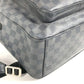 LOUIS VUITTON N41473 Damier Graphite Josh Backpack, Unisex, Damier Graphite Canvas, Black