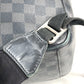 LOUIS VUITTON N41473 Damier Graphite Josh Backpack, Unisex, Damier Graphite Canvas, Black