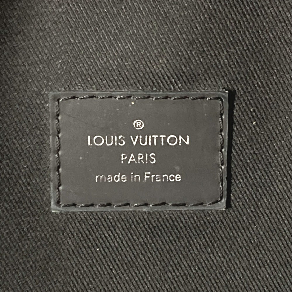 LOUIS VUITTON N41473 Damier Graphite Josh Backpack, Unisex, Damier Graphite Canvas, Black