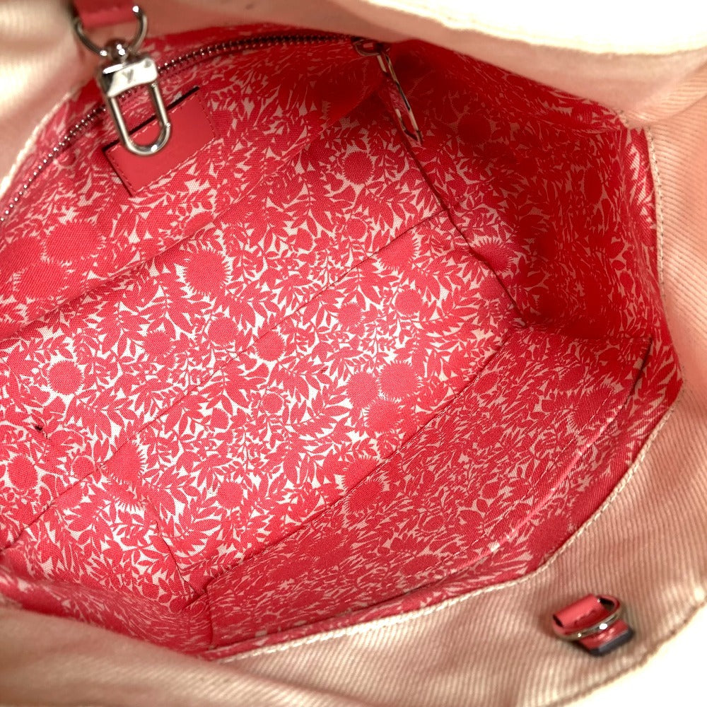 LOUIS VUITTON M94505 2014 Summer Collection Cabas PM Tote Bag, Shoulder Bag, Leather/Canvas, Women's, Pink