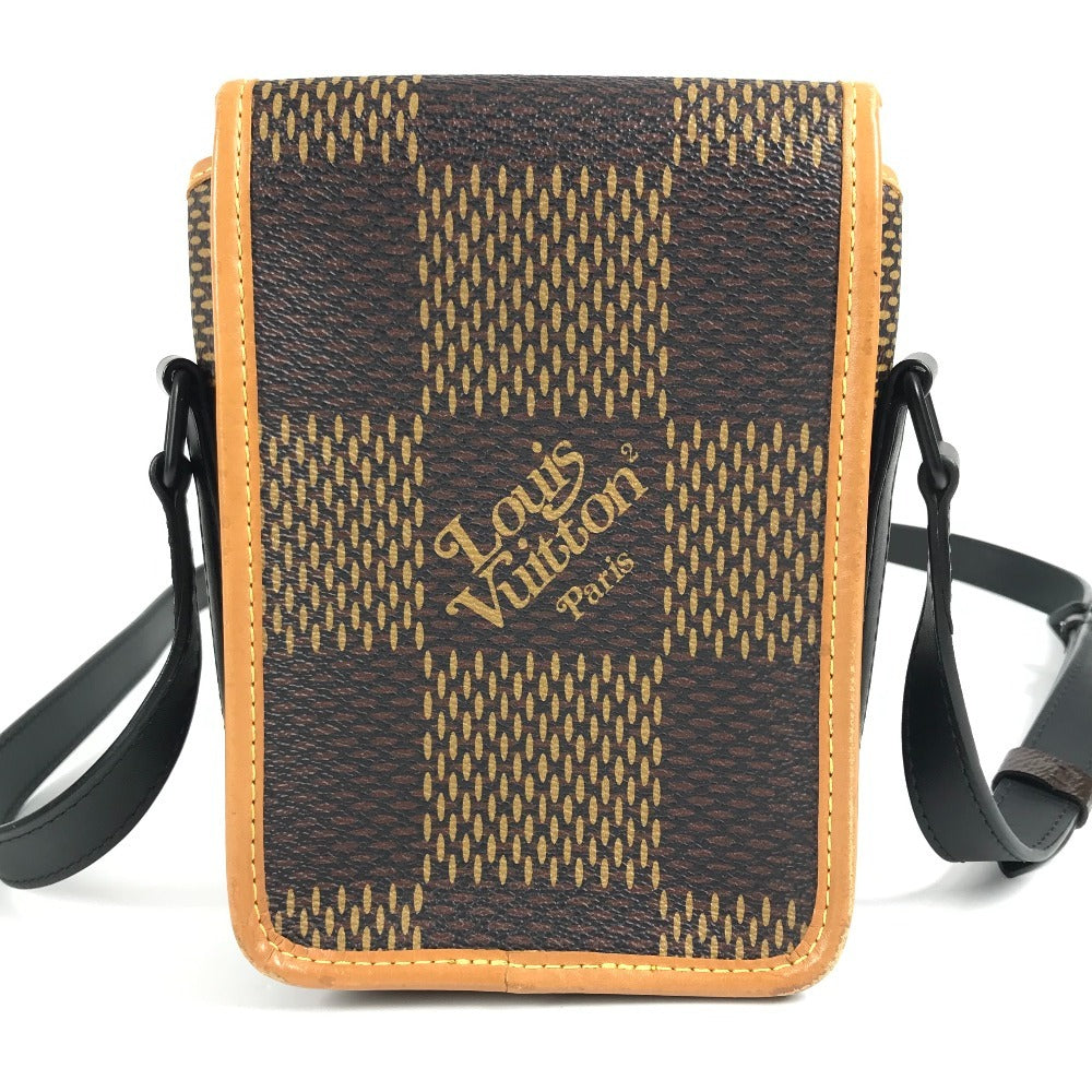 LOUIS VUITTON N40357 ダミエ ジャイアント アマゾン NIGOコラボ 斜め掛け カバン ポシェット ショルダーバッグ ダミエジャイアントキャンバス ユニセックス ブラウン