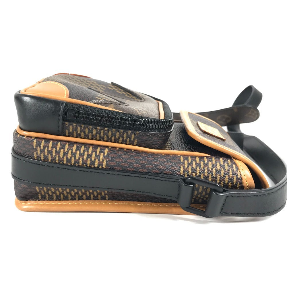 LOUIS VUITTON N40357 ダミエ ジャイアント アマゾン NIGOコラボ 斜め掛け カバン ポシェット ショルダーバッグ ダミエジャイアントキャンバス ユニセックス ブラウン