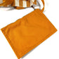 HERMES Cannes PM Tote Bag with Border Pouch, Cotton, Yellow, for Women