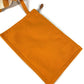 HERMES Cannes PM Tote Bag with Border Pouch, Cotton, Yellow, for Women