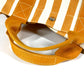 HERMES Cannes PM Tote Bag with Border Pouch, Cotton, Yellow, for Women