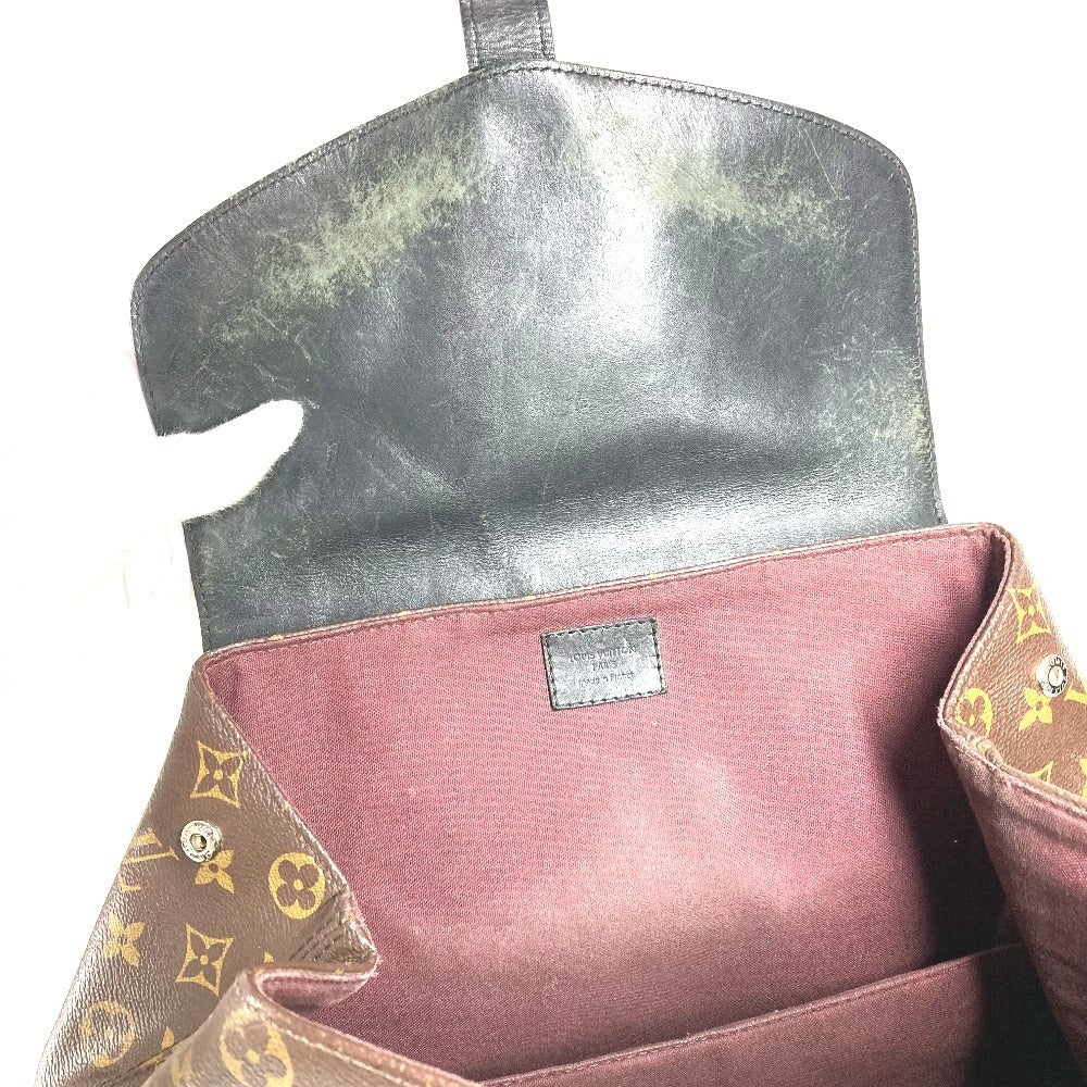 LOUIS VUITTON M40637 モノグラムマカサー パルク バックパック カバン フラップ リュックサック モノグラムキャンバス ユニセックス ブラウン