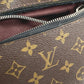 LOUIS VUITTON M40637 モノグラムマカサー パルク バックパック カバン フラップ リュックサック モノグラムキャンバス ユニセックス ブラウン