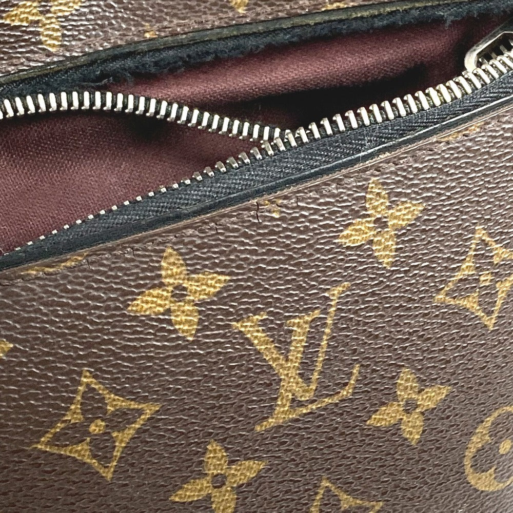 LOUIS VUITTON M40637 モノグラムマカサー パルク バックパック カバン フラップ リュックサック モノグラムキャンバス ユニセックス ブラウン