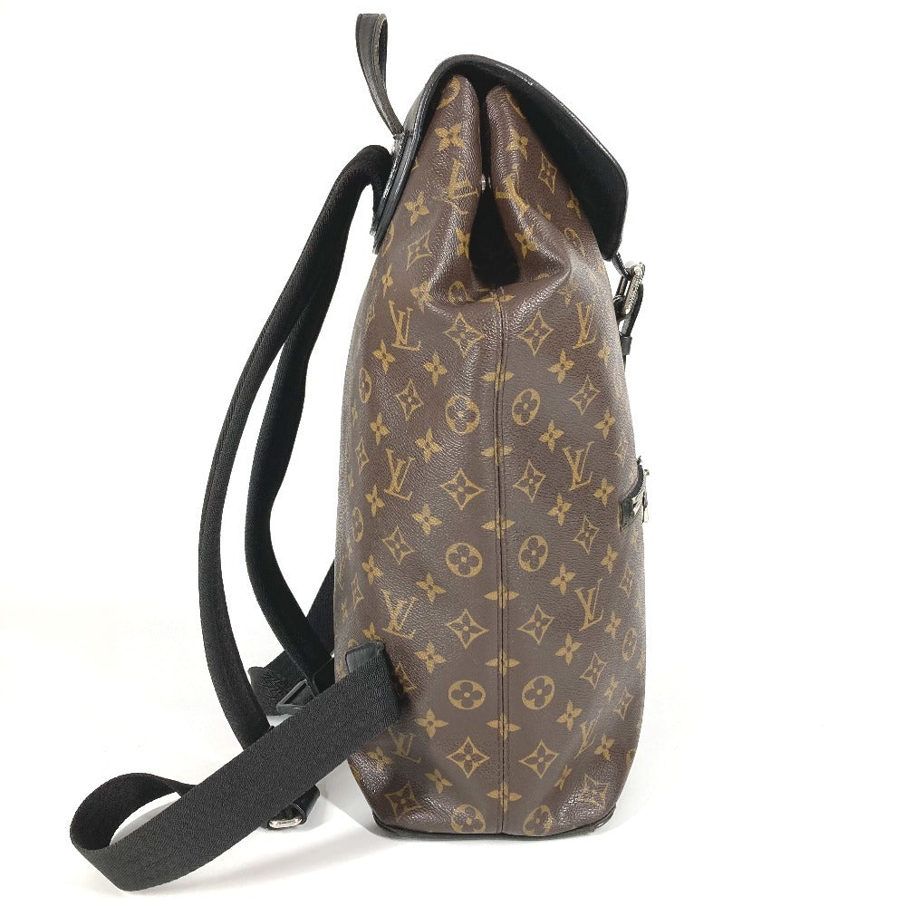 LOUIS VUITTON M40637 モノグラムマカサー パルク バックパック カバン フラップ リュックサック モノグラムキャンバス ユニセックス ブラウン