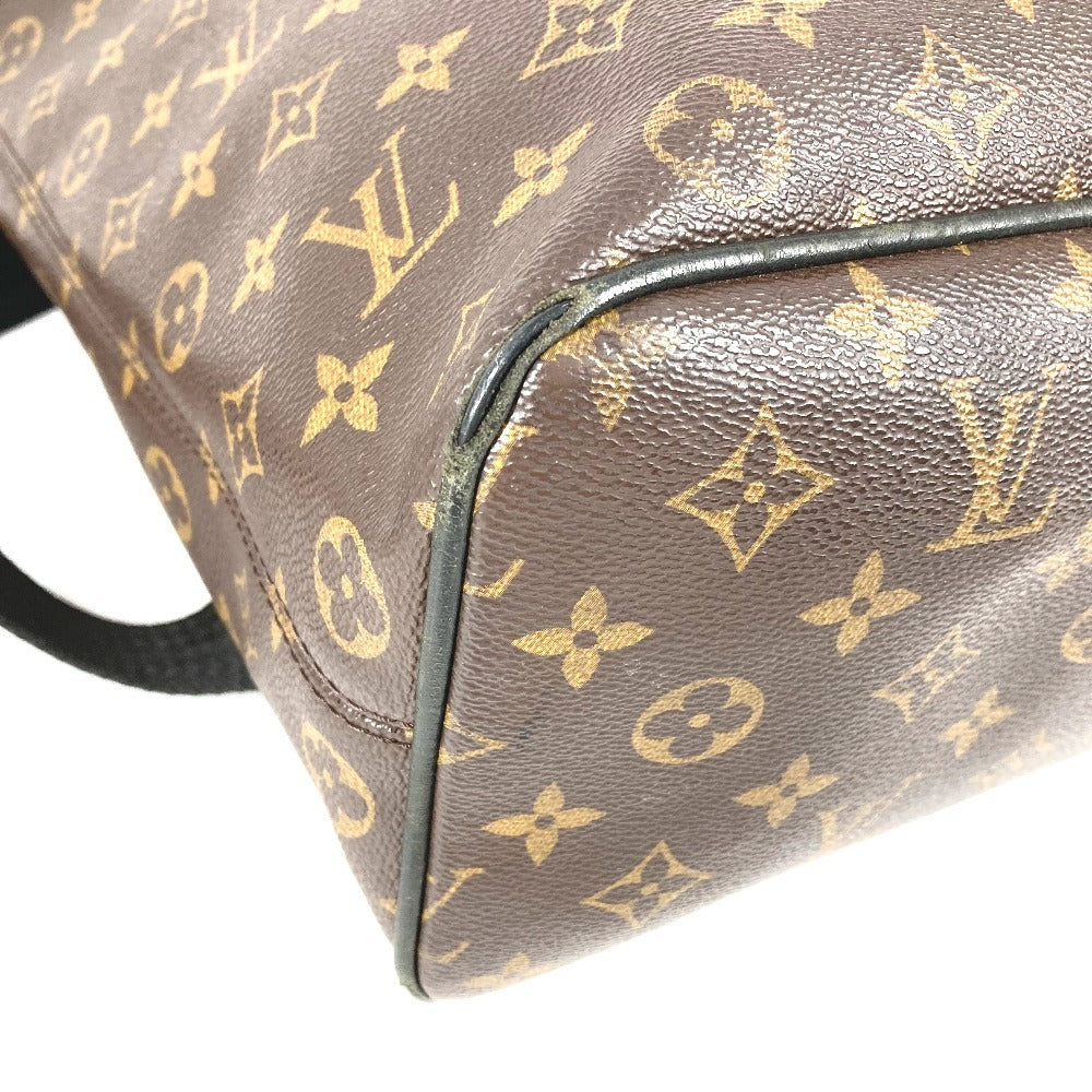 LOUIS VUITTON M40637 モノグラムマカサー パルク バックパック カバン フラップ リュックサック モノグラムキャンバス ユニセックス ブラウン