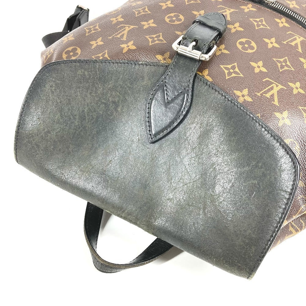 LOUIS VUITTON M40637 モノグラムマカサー パルク バックパック カバン フラップ リュックサック モノグラムキャンバス ユニセックス ブラウン