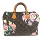 LOUIS VUITTON M48610 モノグラム ローズ 薔薇 スピーディ30 カバン ミニボストンバッグ ハンドバッグ モノグラムキャンバス レディース ブラウン