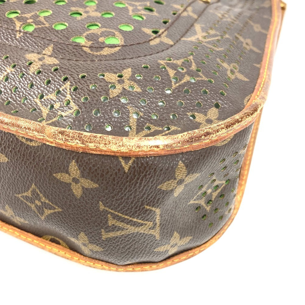 LOUIS VUITTON M95173 モノグラムペルフォ ミュゼット カバン 斜め掛け ショルダーバッグ モノグラムキャンバス ユニセックス グリーン