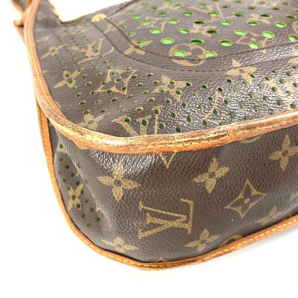 LOUIS VUITTON M95173 モノグラムペルフォ ミュゼット カバン 斜め掛け ショルダーバッグ モノグラムキャンバス ユニセックス グリーン