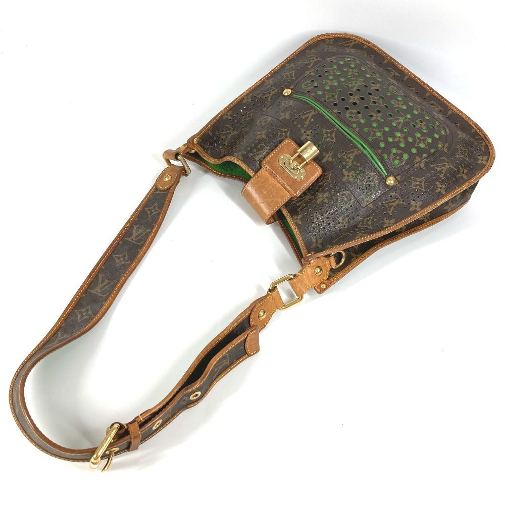 LOUIS VUITTON M95173 モノグラムペルフォ ミュゼット カバン 斜め掛け ショルダーバッグ モノグラムキャンバス ユニセックス グリーン