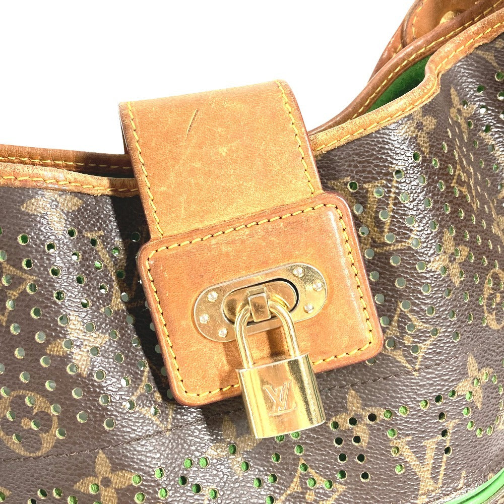 LOUIS VUITTON M95173 モノグラムペルフォ ミュゼット カバン 斜め掛け ショルダーバッグ モノグラムキャンバス ユニセックス グリーン