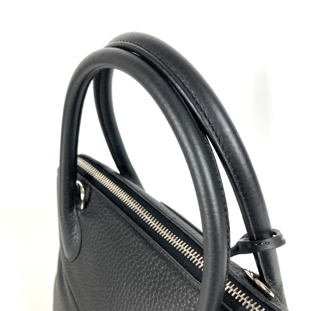 HERMES Bolide 31 Shoulder Bag, Tote Bag, Handbag, Taurillon Leather, Unisex, Black