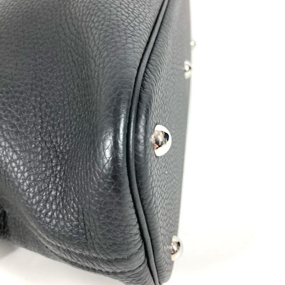 HERMES Bolide 31 Shoulder Bag, Tote Bag, Handbag, Taurillon Leather, Unisex, Black