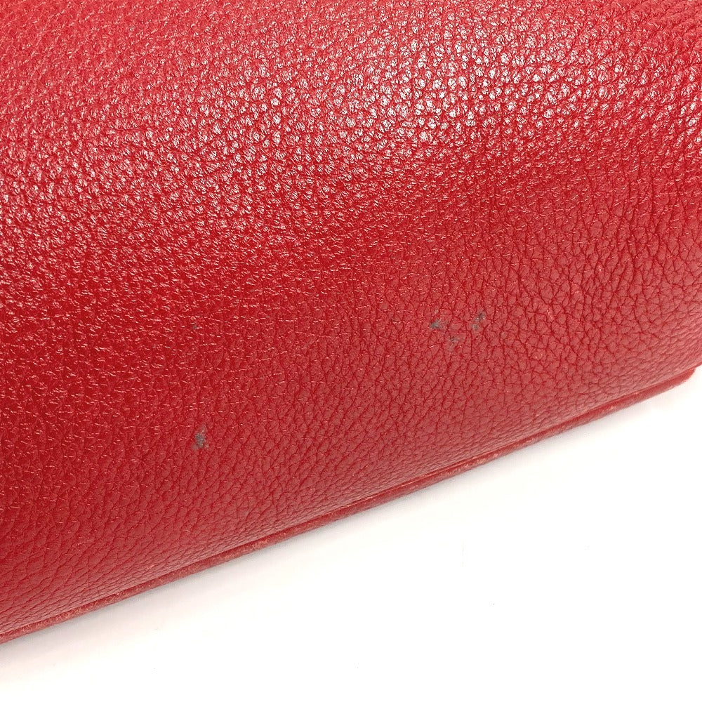HERMES Vintage Rodeo de Rodeo de Bag, Crossbody Pochette Shoulder Bag, Leather, Unisex, Red