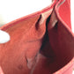 HERMES Vintage Rodeo de Rodeo de Bag, Crossbody Pochette Shoulder Bag, Leather, Unisex, Red