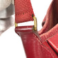 HERMES Vintage Rodeo de Rodeo de Bag, Crossbody Pochette Shoulder Bag, Leather, Unisex, Red