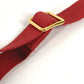 HERMES Vintage Rodeo de Rodeo de Bag, Crossbody Pochette Shoulder Bag, Leather, Unisex, Red