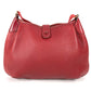 HERMES Vintage Rodeo de Rodeo de Bag, Crossbody Pochette Shoulder Bag, Leather, Unisex, Red