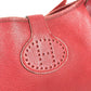 HERMES Vintage Rodeo de Rodeo de Bag, Crossbody Pochette Shoulder Bag, Leather, Unisex, Red