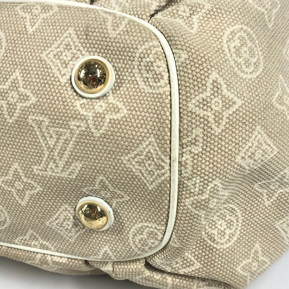 LOUIS VUITTON M95986 モノグラムビーチライン カバイパネマGM ポーチ付き カバン ショルダーバッグ 肩掛け トートバッグ レザー/キャンバス レディース ベージュ