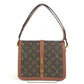 LOUIS VUITTON M51412 Monogram Ron Point Pochette Flap Vintage Shoulder Bag in Monogram Canvas, Unisex, Brown