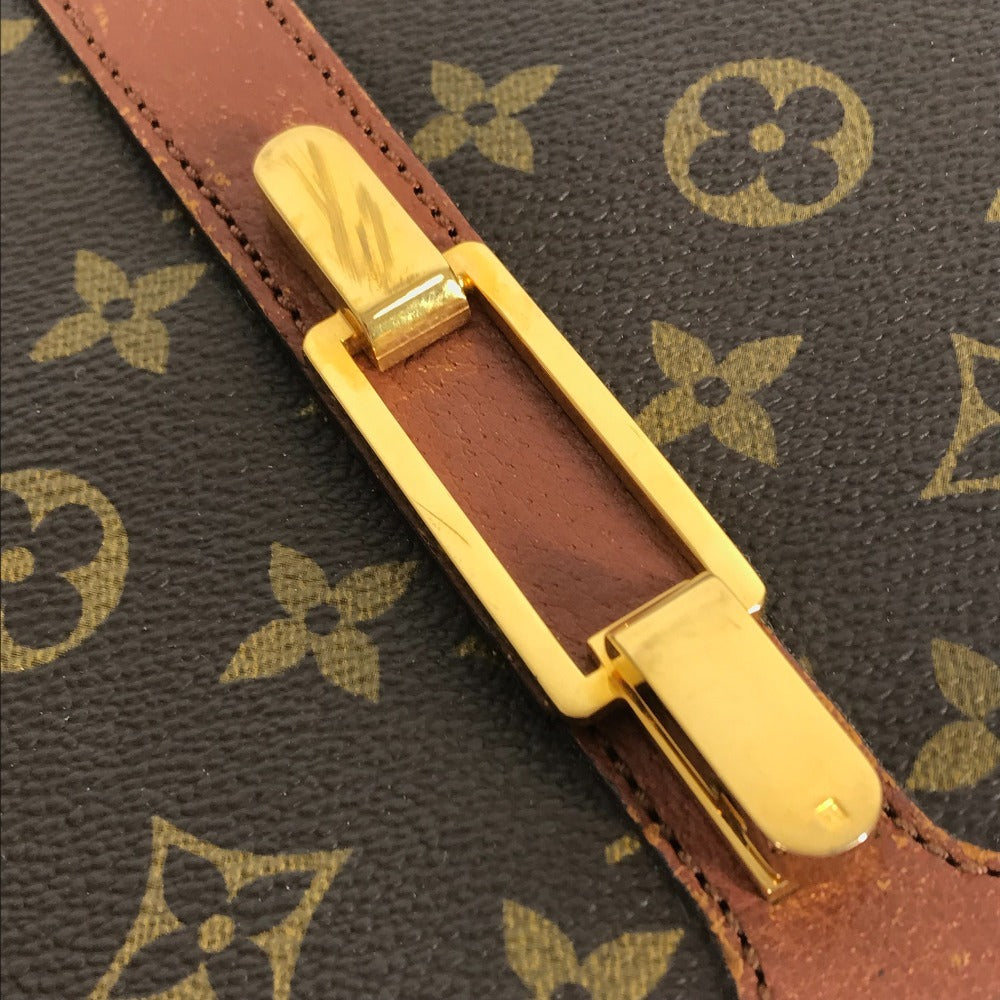 LOUIS VUITTON M51412 Monogram Ron Point Pochette Flap Vintage Shoulder Bag in Monogram Canvas, Unisex, Brown