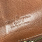 LOUIS VUITTON M51412 Monogram Ron Point Pochette Flap Vintage Shoulder Bag in Monogram Canvas, Unisex, Brown
