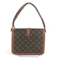 LOUIS VUITTON M51412 Monogram Ron Point Pochette Flap Vintage Shoulder Bag in Monogram Canvas, Unisex, Brown