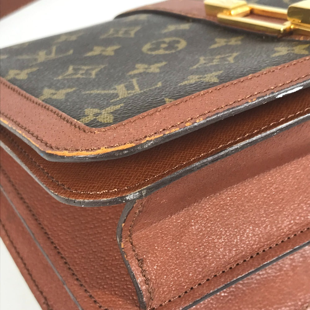 LOUIS VUITTON M51412 Monogram Ron Point Pochette Flap Vintage Shoulder Bag in Monogram Canvas, Unisex, Brown
