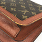 LOUIS VUITTON M51412 Monogram Ron Point Pochette Flap Vintage Shoulder Bag in Monogram Canvas, Unisex, Brown