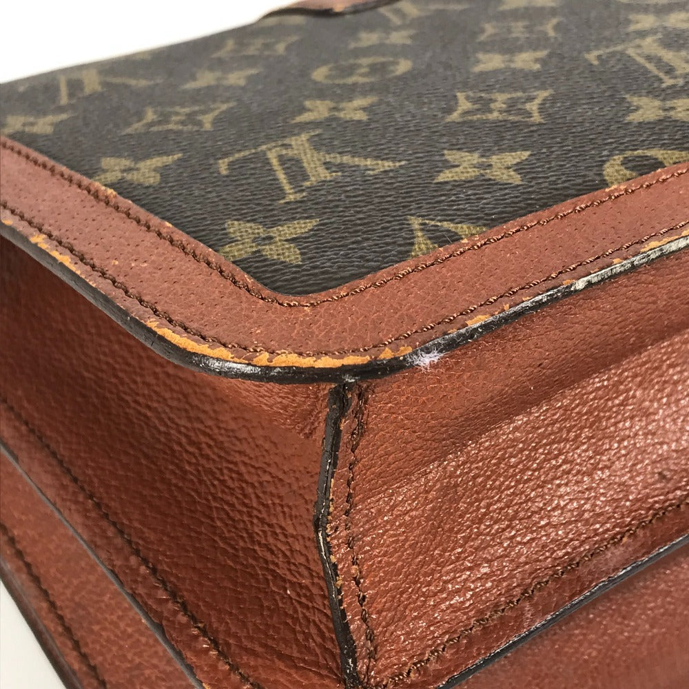 LOUIS VUITTON M51412 Monogram Ron Point Pochette Flap Vintage Shoulder Bag in Monogram Canvas, Unisex, Brown