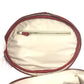 HERMES Two-Tone Intercity Box Makeup Case, Handbag, Leather/Coated Canvas, Red