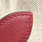 HERMES Two-Tone Intercity Box Makeup Case, Handbag, Leather/Coated Canvas, Red