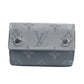 LOUIS VUITTON M45417 Monogram Eclipse Discovery Compact Wallet, Tri-fold Wallet, Monogram Eclipse Canvas, Unisex, Black