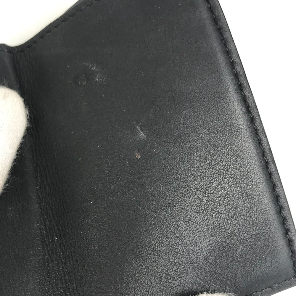 LOUIS VUITTON M45417 Monogram Eclipse Discovery Compact Wallet, Tri-fold Wallet, Monogram Eclipse Canvas, Unisex, Black