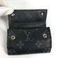 LOUIS VUITTON M45417 Monogram Eclipse Discovery Compact Wallet, Tri-fold Wallet, Monogram Eclipse Canvas, Unisex, Black