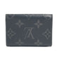 LOUIS VUITTON M45417 Monogram Eclipse Discovery Compact Wallet, Tri-fold Wallet, Monogram Eclipse Canvas, Unisex, Black