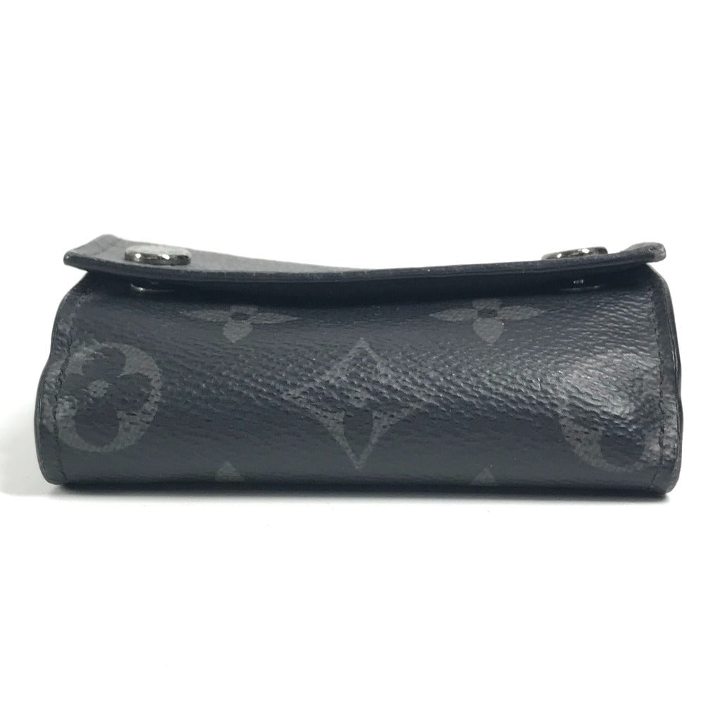 LOUIS VUITTON M45417 Monogram Eclipse Discovery Compact Wallet, Tri-fold Wallet, Monogram Eclipse Canvas, Unisex, Black