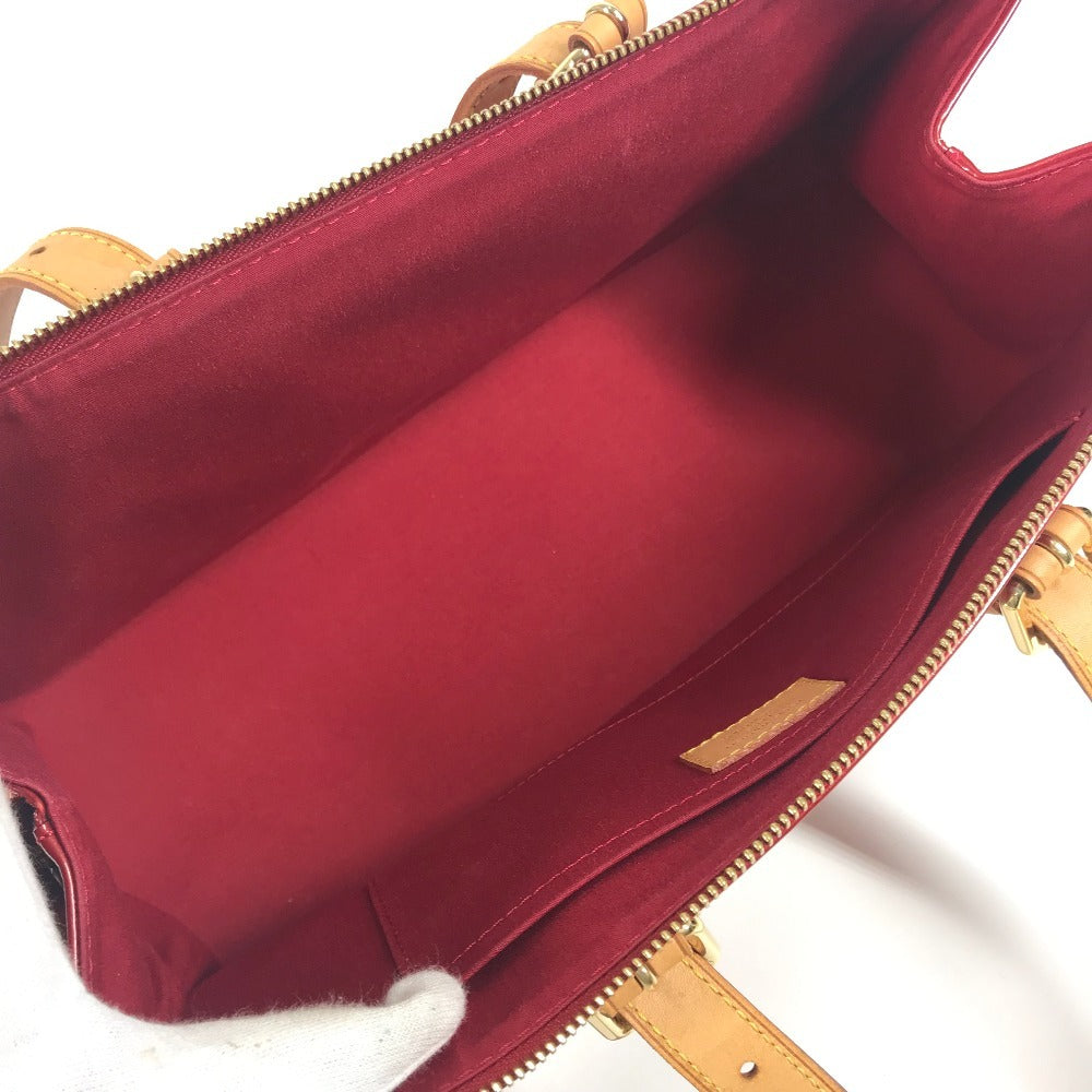 LOUIS VUITTON M93507 Monogram Vernis Rosewood Avenue Tote Shoulder Bag in Monogram Vernis Canvas, Women's Pomme d'Amour, Red